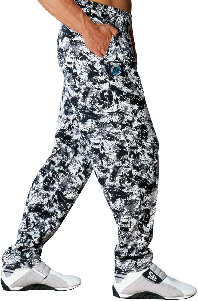 Otomix Men's Jungle Fever Baggy Workout Pants XL Black/White Amazon.ca