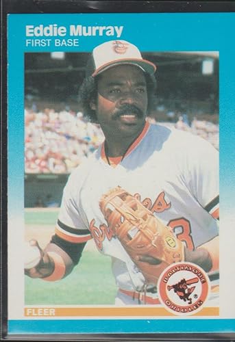 1987 Fleer Eddie Murray Orioles Baseball Card 476 At Amazon s Sports 