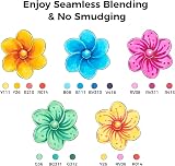 Ohuhu 48-Color Alcohol Marker Set Brush & Fine Tip Refillable AP Certified view 3