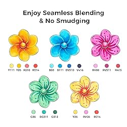 Ohuhu Alcohol Markers Brush Tip - 320-color Double