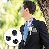 Siqian 30 Pcs Pin Back Locking Backs for Badges PVC Rubber 0.45 inch view 5