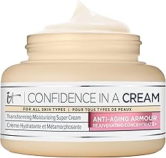 IT Cosmetics Confidence in a Cream Anti Aging Face Moisturizer – Visibly Reduces Fine Lines, Wrinkles & Signs of Aging Skin i