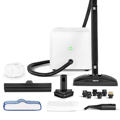 Dupray Neat Steam Cleaner with 17-Piece Kit – Powerful, chemical-free cleaning for floors, cars, tiles, upholstery, kitchen appliances, grout, and more. *Kills 99.9% of Bacteria & Viruses