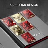 ZENO 9 Pocket Card Binder 360 Capacity Side-Loading PP Durable Orange view 7