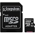 Kingston Digital 128GB microSDXC Class 10 UHS-I 45MB/s Read Card with SD Adapter (SDC10G2/128GB)