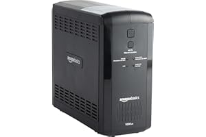 �鶹�� Basics Line Interactive UPS 1000VA 550W Surge Protector with Battery Backup, Uninterruptible Battery Power Supply, 9 O