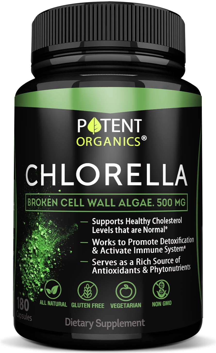 Purest Organic Chlorella with CGF NonGMO, 100 Vegetarian