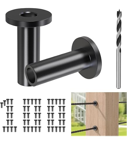 thumbnail image 2 of Steel DN Mate 100 Packs T316 Stainless Steel Right&Left Handed Thread Swage Lag Screws And Ydraulic Crimping Tool/Hydraulic Crimper With 9 Pairs Of Dies For Stainless Steel Cable Railing System 2 of 14