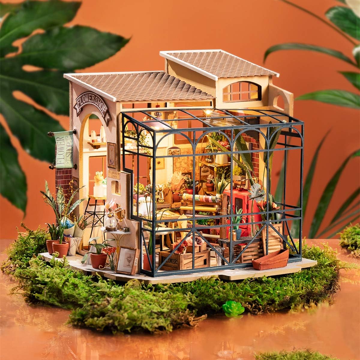 Rolife DIY Miniature House Kit Emily's Flower Shop - Image 3