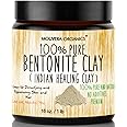Molivera Organics Bentonite Clay for Detoxifying and Rejuvenating Skin and Hair, 16 oz.