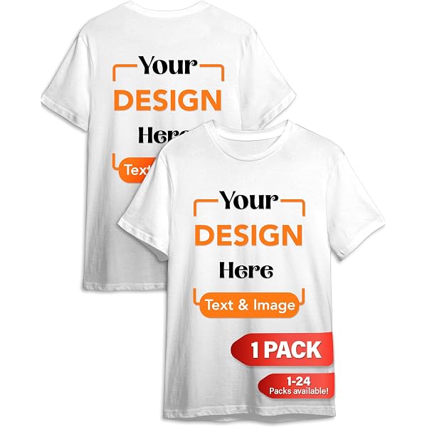 thumbnail image 2 of Custom White T-Shirt - Add Your Own Text - Perfect For Events & Advertising 2 of 2