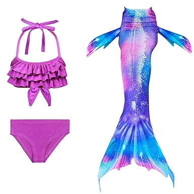Das beste Mädchen Meerjungfrauen Bikini Kostüm Meerjungfrau Schwimmanzug Badeanzüge Tankini