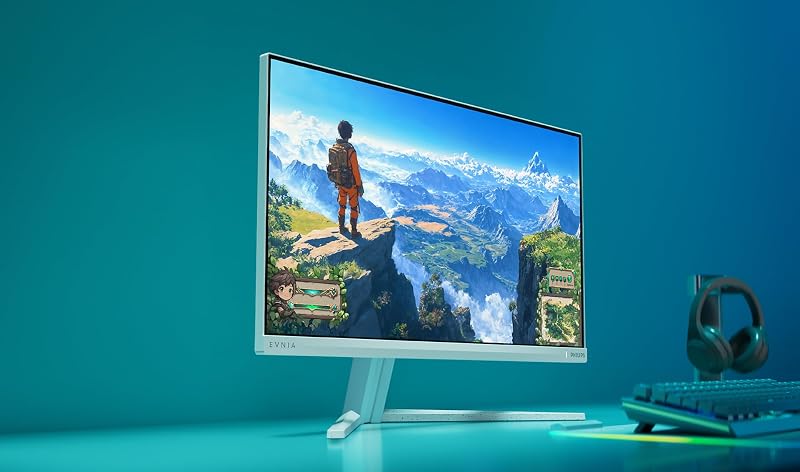 Evnia Gaming Monitor 27M2N3201PL 27 pollici 1920x1080, FHD, 260Hz, Fast IPS Panel, 1ms GtG, (HDMI1x 2.0 DP 1x 1.4) HDR10, G-Sync Compatible Bianco