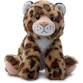 The Petting Zoo Jaguar Stuffed Animal Plushie, Wild Onez, Kids Gifts, 9 in | Jaguar Realistic Wildlife Zoo Animals by Zoologee. Great Toys for Girls and Boys. Plush Gifts for Kids