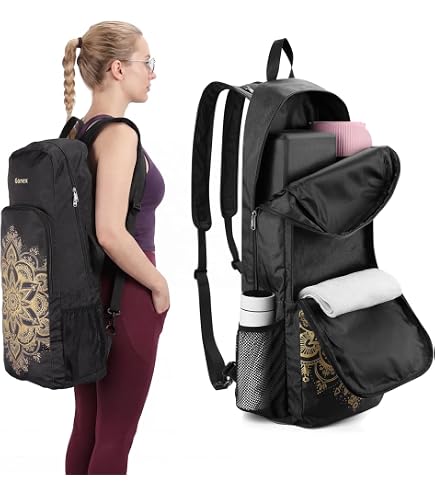 Amazon.com : AIOWZZY Yoga Mat Bag -Yoga Mat Bag Carrier with  display picture 3