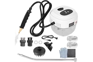 STRCEAT Steam Cleaner,2500W High Pressure Multipurpose Steamer for Cleaning,10S Heat-Up,6 Gears Adjustment,Handheld Steamer for Cleaning with Accessories,Suit for Home,Car,Bathroom,Shower,Tile,Floor and Grout