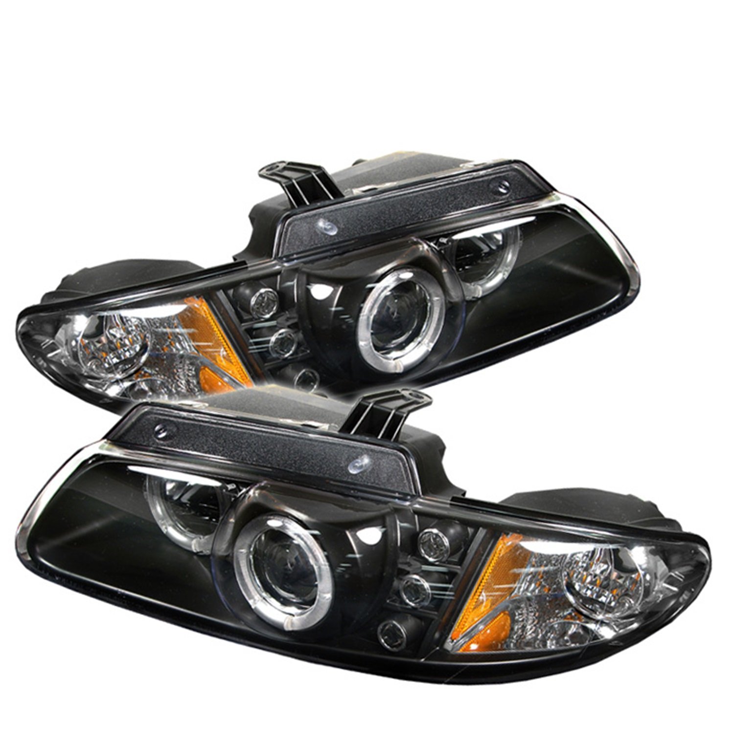 Amazon.com: Spyder Auto Dodge Caravan/Grand Caravan/Chrysler Town & Country/Chrysler  Voyager Black Halogen LED Projector Headlight: Automotive