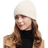 choshion Wool Beanie for Men Women, Seamless Knit Cuffed Warm Winter Hats Fisherman Beanies Womens Ski Hat Skull Cap Unisex