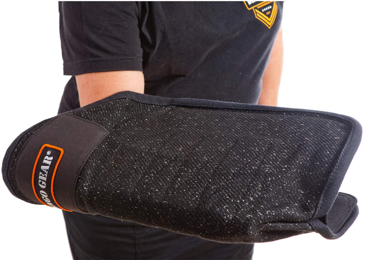 DINGO GEAR Bell Dog Training Bite Sleeve Universal for Decoy's Right and Left Hand Medium Hardness S00538, Black