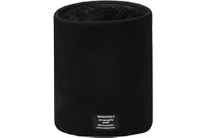 CAISIDIONG Winter Neck Gaiter Thermal Fleece-Lined Cold-Weather Scarf Wind-Block Face Cover Stretch Lightweight for Men Women