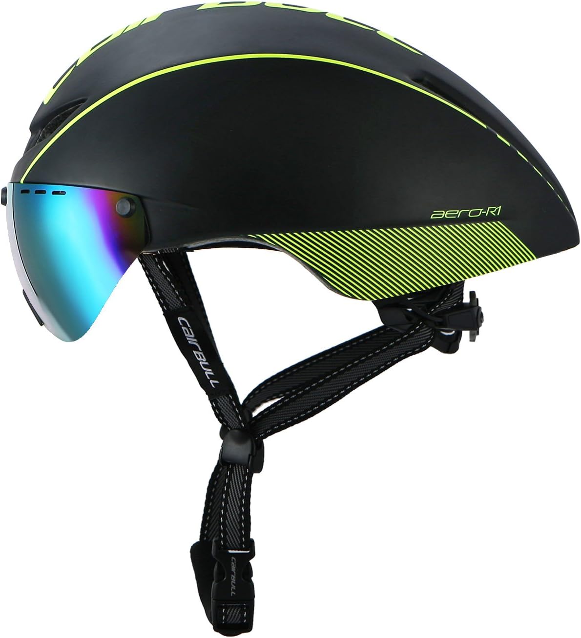 Cairbull Bike Racing TT Helmets Adjustable Cycling Bicycle Helmet with Detachable Magnetic Goggles Visor Shield with Sun Visor