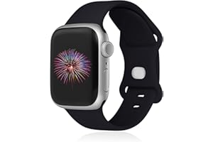 GINNARY Sport Bands Compatible with Apple Watch Band 38mm/40mm/41mm/42mm/44mm/45mm/49mm Women Men,Soft Silicone Strap compati