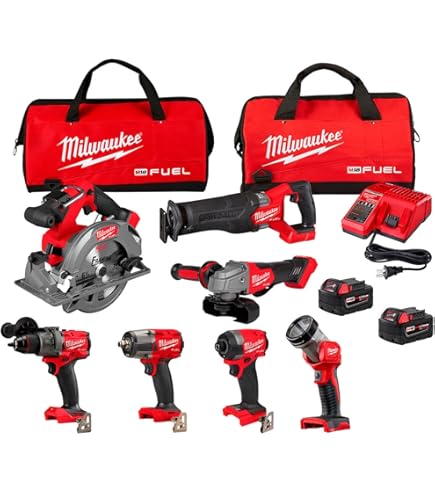 M♡ Milwaukee 2696-26 M18 18-Volt Lithium-Ion Cordless Combo Kit