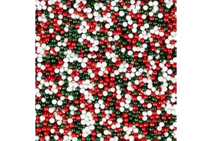 Wilton Christmas Nonpareils Sprinkles, 4.7 oz