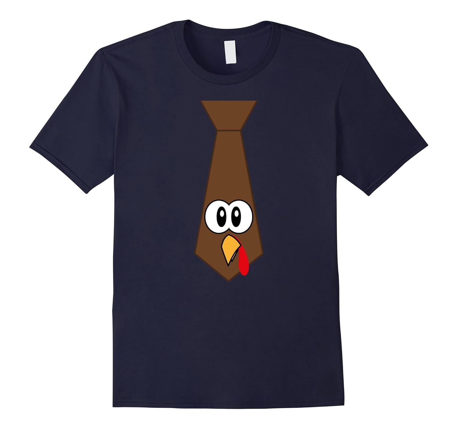 Turkey Tie Shirt - Funny Thanksgiving Costume T-Shirt Tie-ANZ