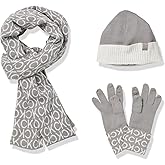 Calvin Klein Instarsia 3pc Set - Glove/Scarf/Hat