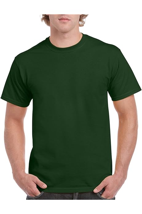 Gildan Men's G2000 Ultra Cotton Adult T-shirt, Forest Green