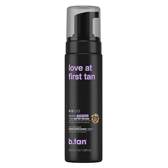 b.tan Self Tan Mousse Love at First Tan Violet Self