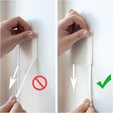 JELLYSUB 32 Pairs Medium Picture Hanging Strips White Heavy Duty view 5