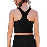 Zaclotre Girls Tank Tops Sleeveless Racerback Crop Tops Double Lined Athletic Shirts for Dance Yoga Workout Kids