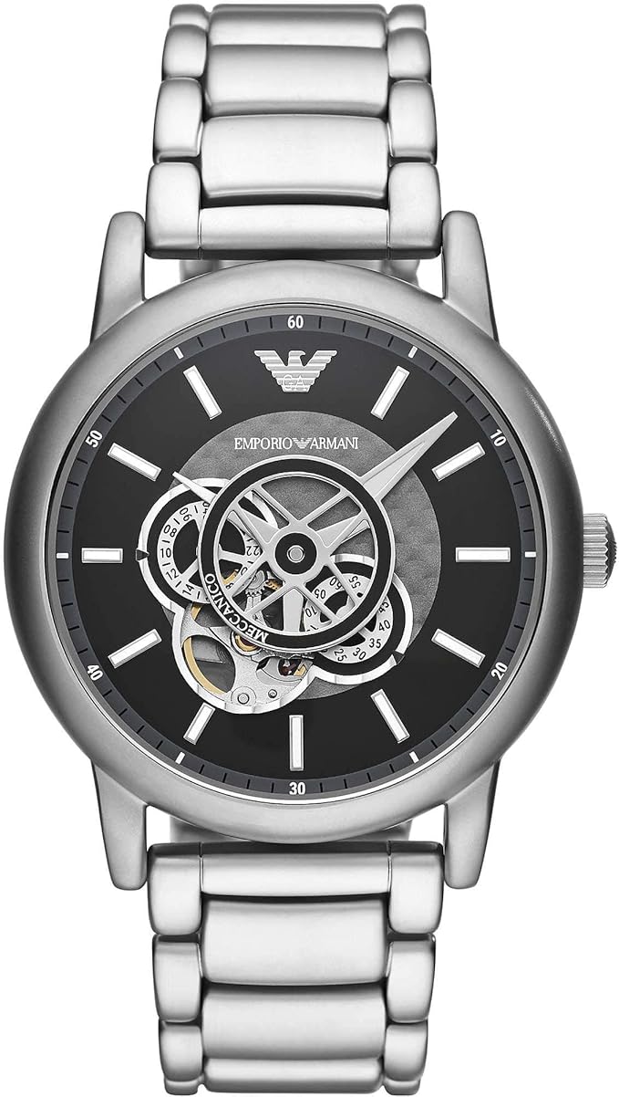 EMPORIO ARMANI Men's Stainless Steel Automatic Watch AR60021 Amazon.co