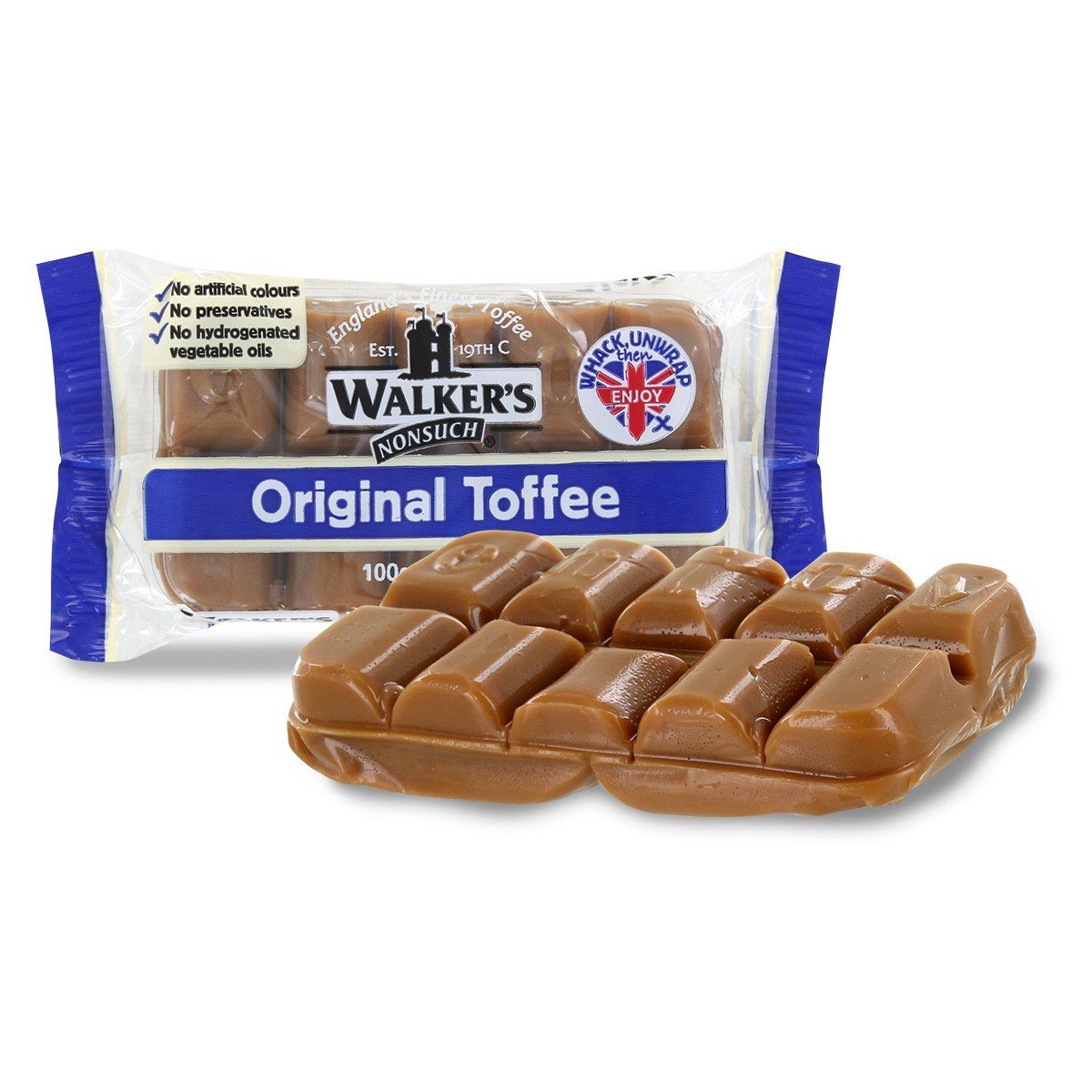 Buy Walkers Nonsuch English Toffee Original 100g (4 Count) Online