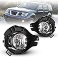 AUTOWIKI Fog Lights for 05-09 Nissan Frontier (w/Painted Bumper)/ 05-12 Nissan Pathfinder (w/Painted Bumper) 2PCS OEM Replacement Fog Lamps