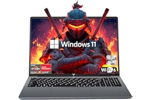 KAIGERR Gaming Laptop, 16.0inch Laptop Computer with AMD Ryzen 7 5825U(8C/16T, Up to 4.5GHz), 16GB RAM 512GB NVMe SSD Windows 11 Laptop, Radeon RX Vega 8 Graphics,WiFi 6, Backlit KB