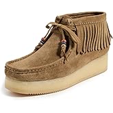 Clarks Women's Wallabee Wedge Fringe Boots