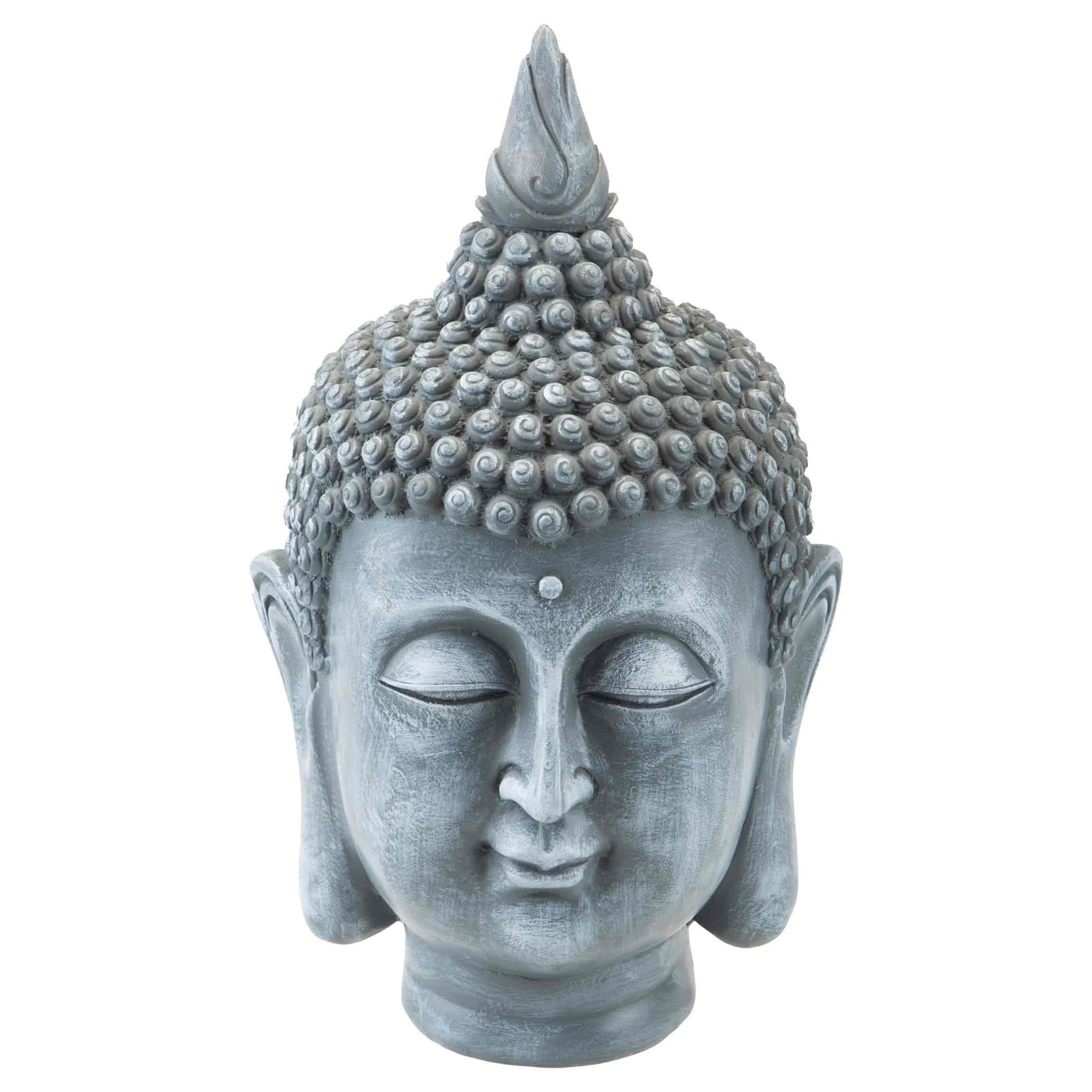 PMS VFM - Zen Garden Buddha Head 12" Ornament