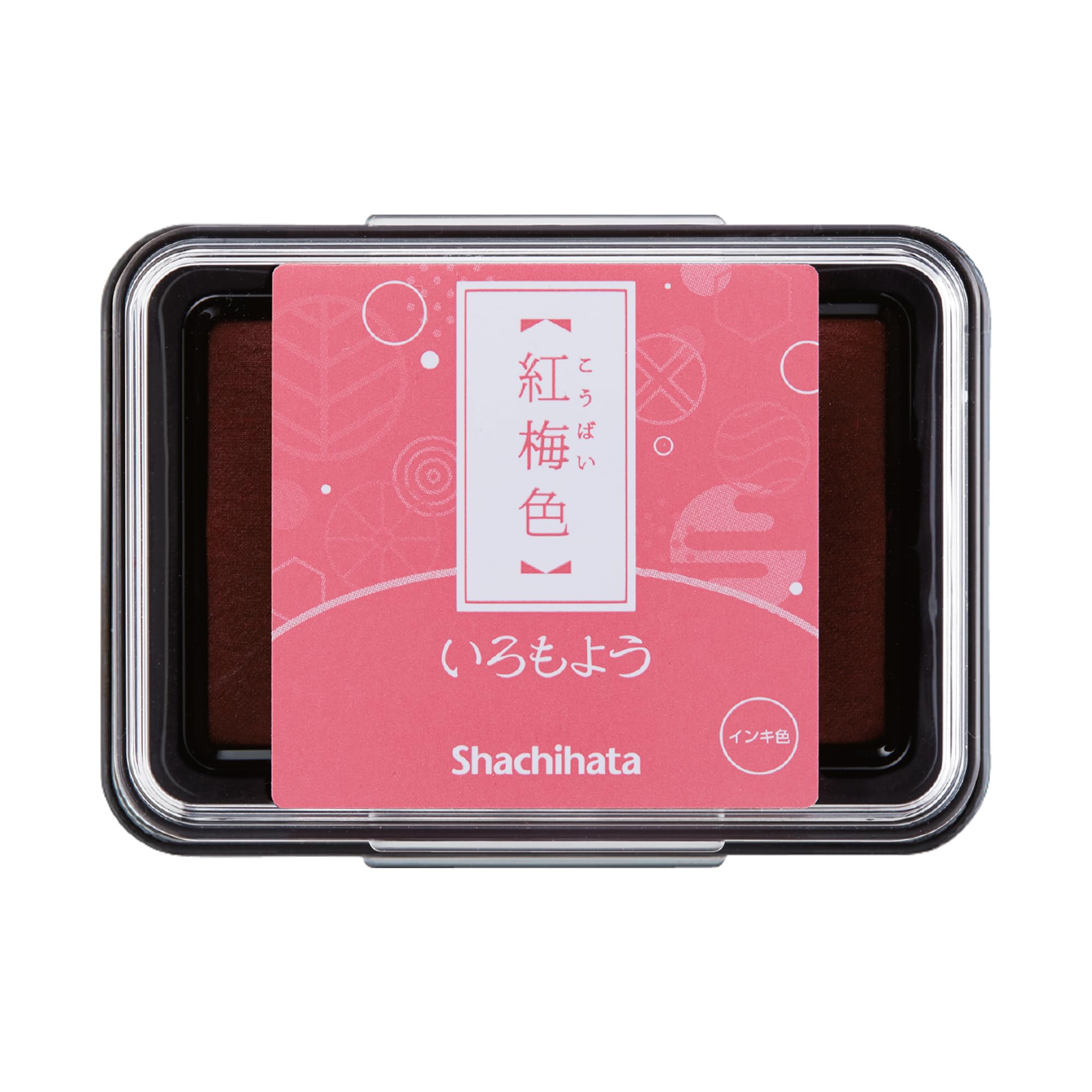 IROMOYO Stamp PAD, for Journaling and Scrapbooking| Traditional Japanese Ink Colour, Oil-Based Ink pad - Light Pale Pink, Speedy Drying Time