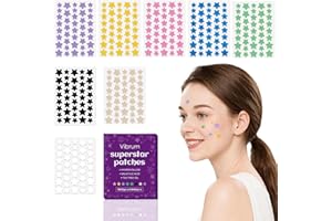 UPEOXT Star Pimple Patches, 960 Hydrocolloid Acne Patch, Cute Face Stickers for Zits, Colorful Spot Cover, Blemish Treatment 