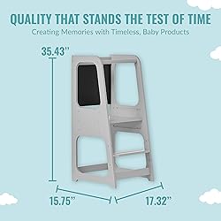 Dream On Me Explora Tower & Step Stool in Pebble