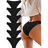 UNDER THE SEA Cotton Underwear for Women 6 Pack Sexy Bikini High Cut Breathbale Cheeky Panties Underwear Womens Lingerie