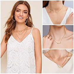 PANTIDE 3Pcs Taurus Zodiac Layer Necklaces for