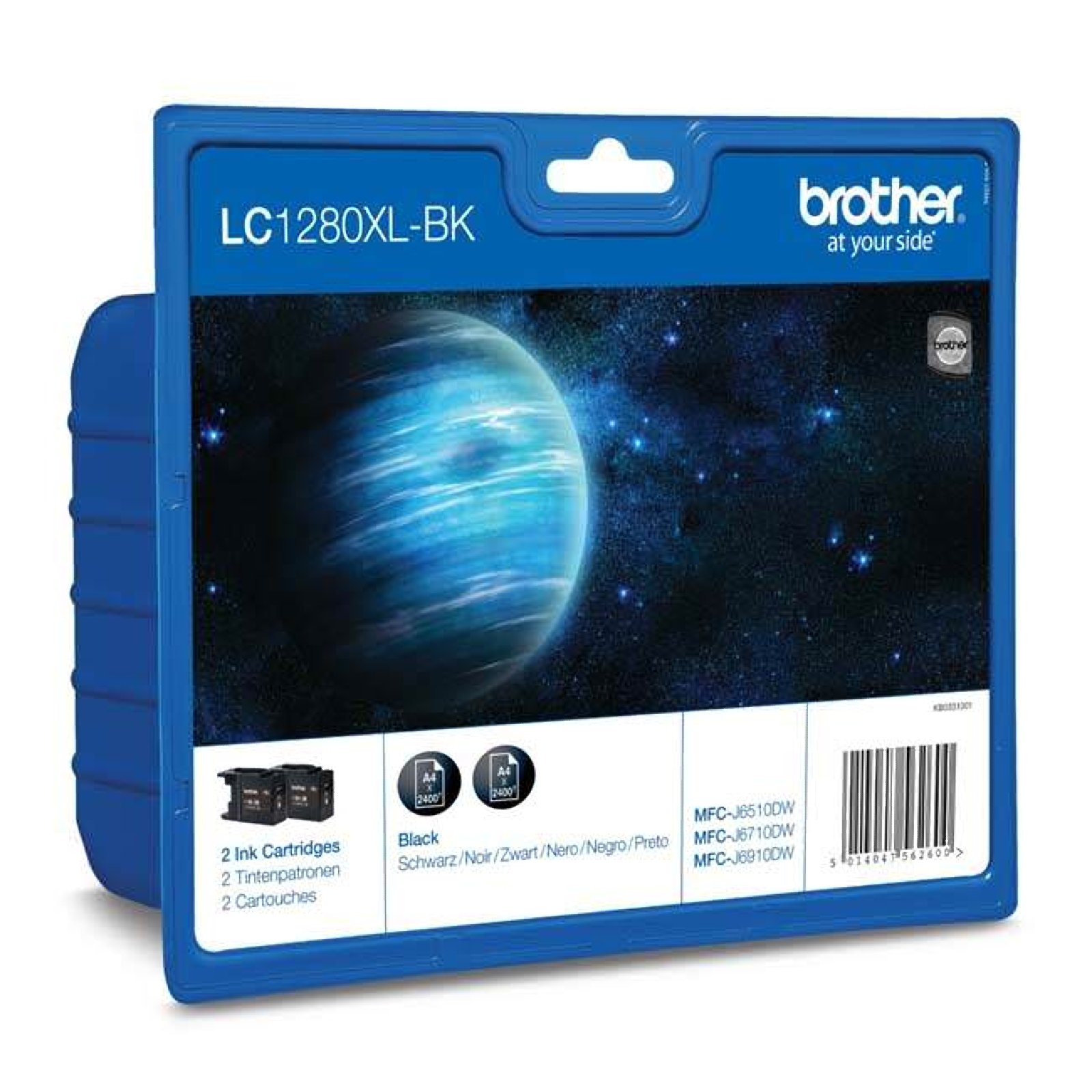 Brother LC1280XLBKBP2 - BROTHER BLACK TWIN PACK