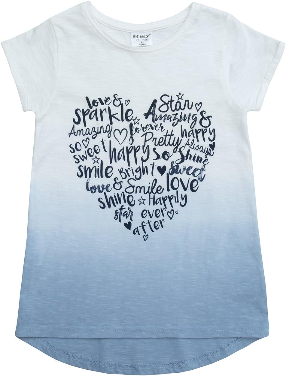 Red Melon Teen Girls Novelty T-Shirt 100% Cotton Summer