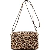 FashionPuzzle Triple Zip Small Crossbody Bag