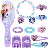 TDL 11pc Frozen Anna Elsa Beauty Set Girls Jewellery Hair Accessories Gift view 2