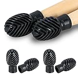 4 Pack Drumstick Dampeners for Silent Practice